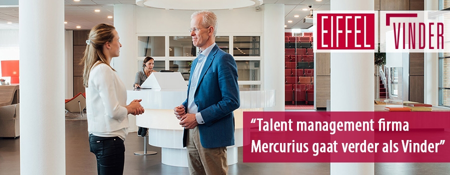 Talent management firma Mercurius gaat verder als Vinder