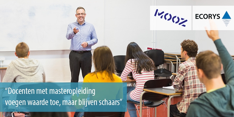 Docenten met masteropleiding voegen waarde toe, maar blijven schaars