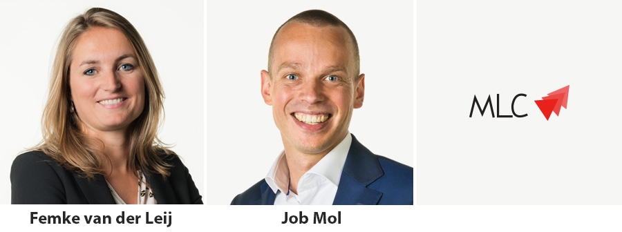 Femke van der Leij en Job Mol Femke van der Leij en Job Mol