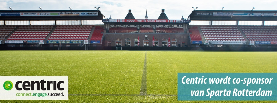 Centric wordt co-sponsor van Sparta Rotterdam
