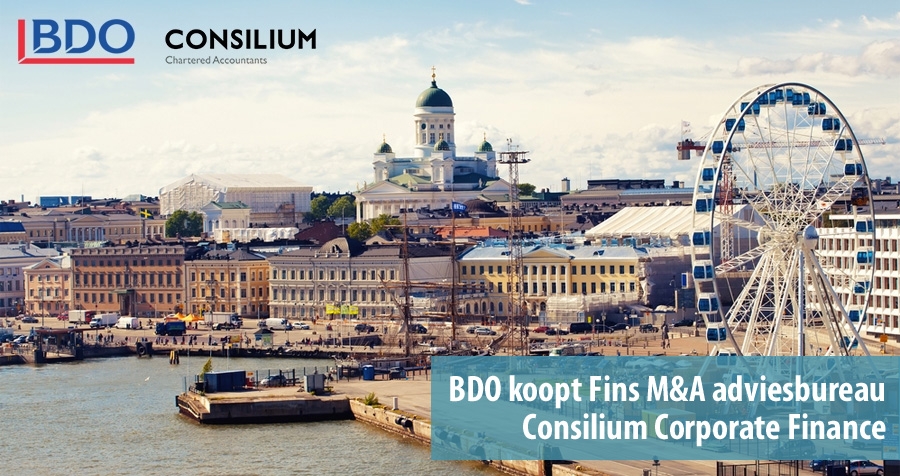 BDO koopt Fins M&A adviesbureau Consilium Corporate Finance