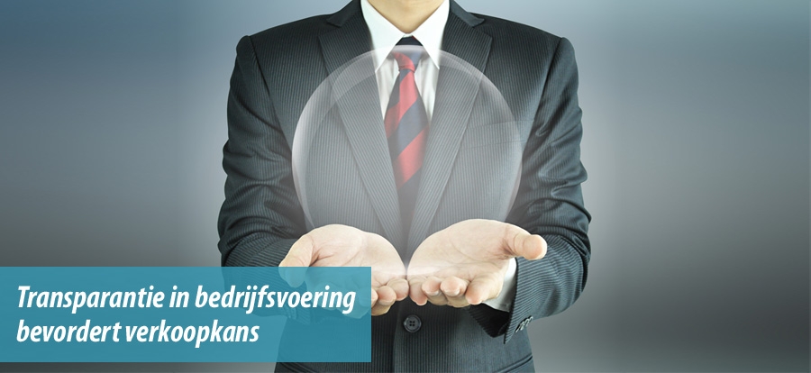 Transparantie in bedrijfsvoering