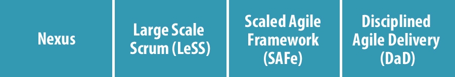 Agile frameworks