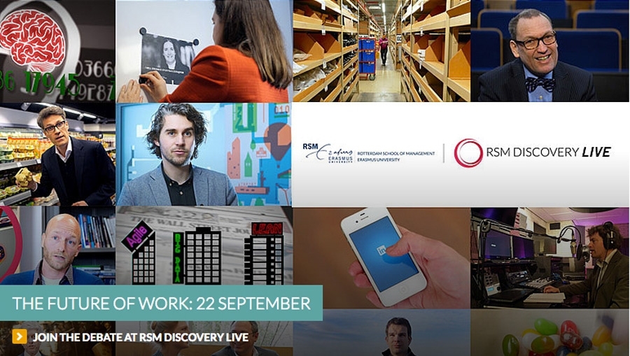RSM start met Discovery Live serie, over de toekomst van werken