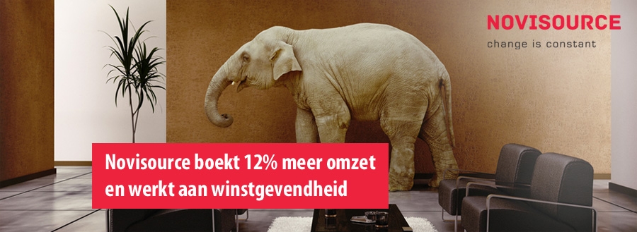 Novisource boekt 12% meer omzet