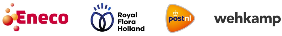 Eneco, Royal FloraHolland, PostNL, Wehkamp