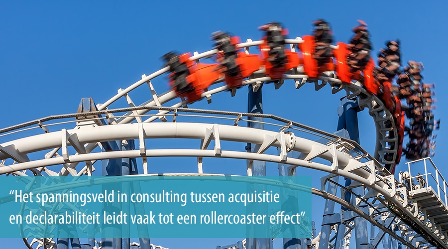 Het rollercoaster effect in consulting