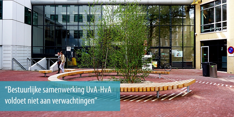 Bestuurlijke samenwerking UvA-HvA voldoet niet aan verwachtingen