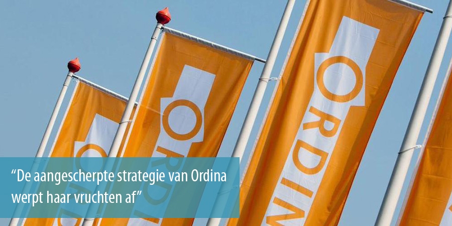 De aangescherpte strategie van Ordina werpt haar vruchten af