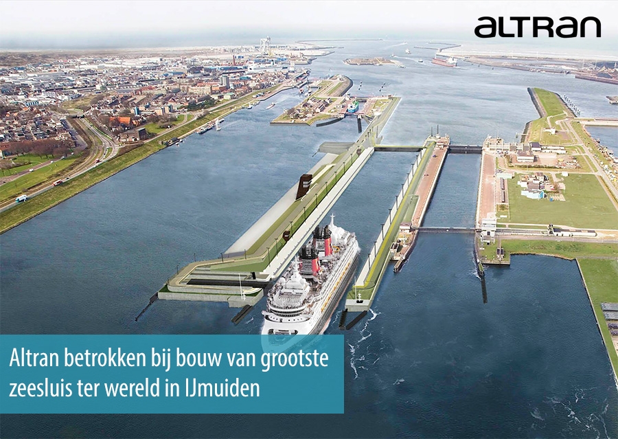 Altran betrokken bij bouw van grootste zeesluis ter wereld in IJmuiden