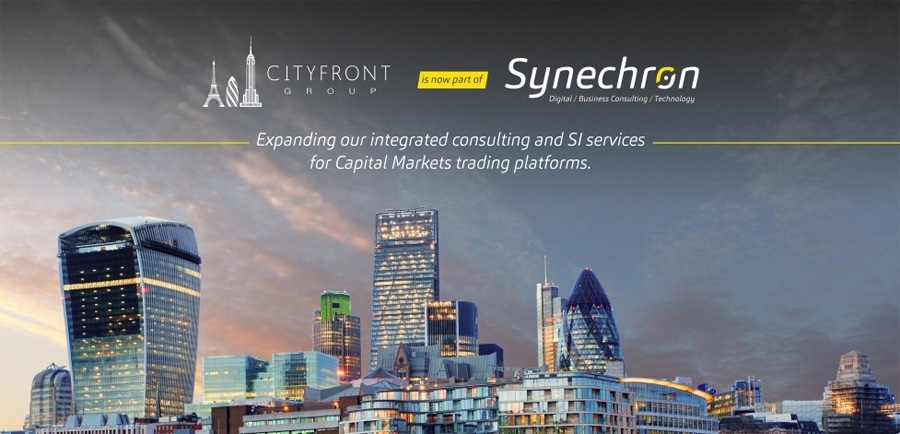 Cityfront Group overgenomen door Synechron