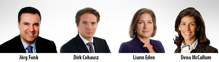 Jorg Funk, Dirk Cohousz, Liann Eden, Dena McCallum