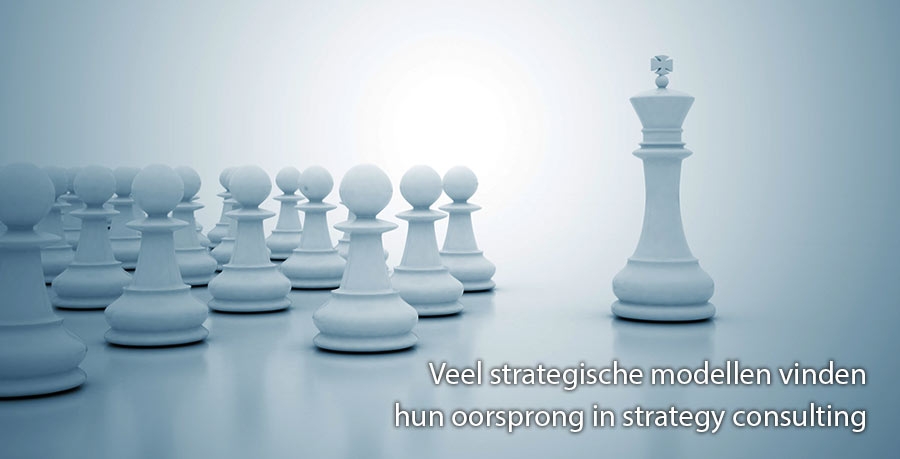 Veel strategische modellen vinden hun oorsprong in strategy consulting