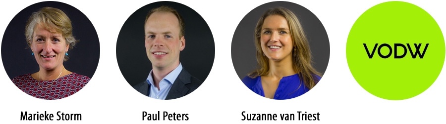 Marieke Storm, Paul Peters en Suzanne van Triest naar VODW