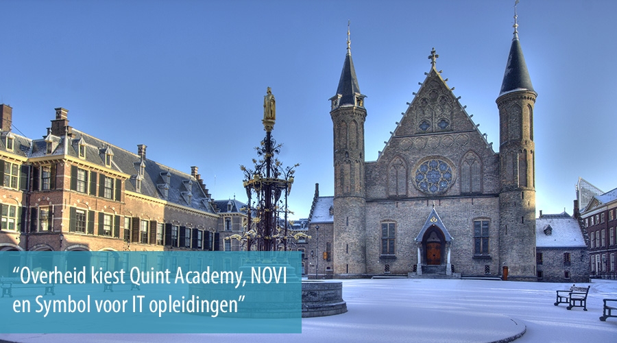 Overheid kiest Quint, NOVI en Symbol