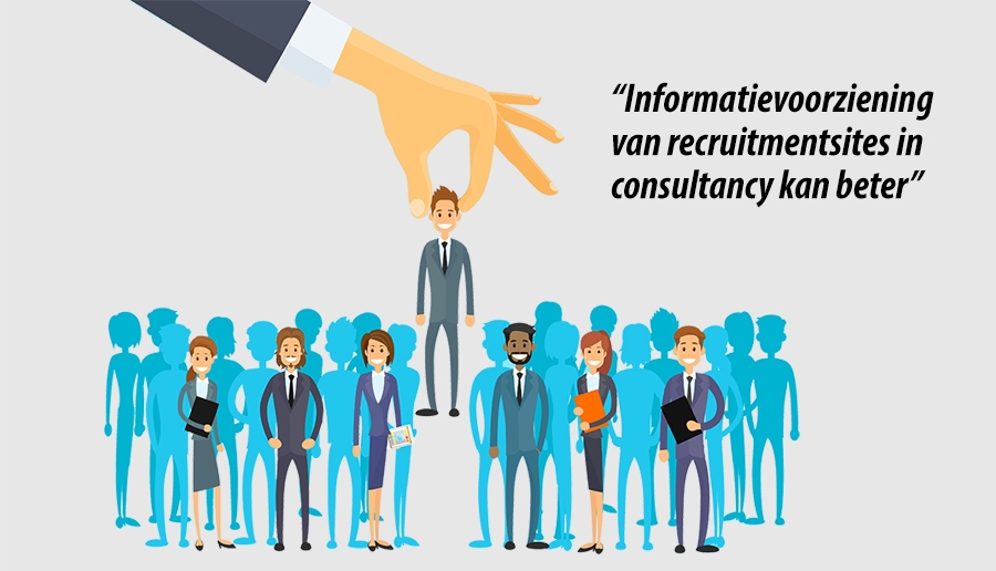 Informatievoorziening van recruitmentsites in consultancy kan beter