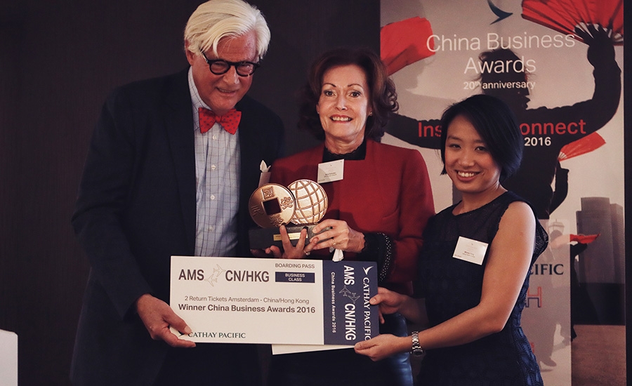 Chinese praktijk van Schouten & Nelissen wint handelsprijs Chinese praktijk van Schouten & Nelissen wint handelsprijs