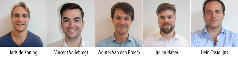 Joris de Koning, Vincent Vollebregt, Wouter Van den Broeck, Julian Naber, Hein Castelijns