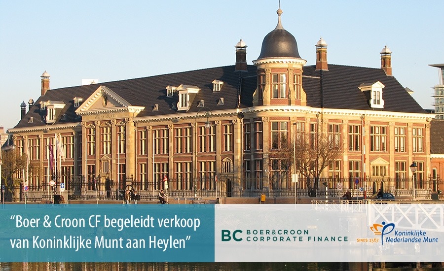  Boer & Croon CF begeleidt verkoop van Koninklijke Munt aan Heylen 