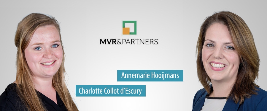 Charlotte Collot dEscury en Annemarie Hooijmans - MvR Partners Charlotte Collot dEscury en Annemarie Hooijmans - MvR Partners