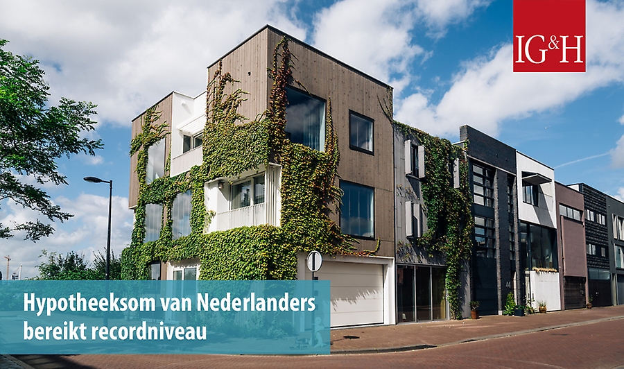 Hypotheeksom van Nederlanders bereikt recordniveau
