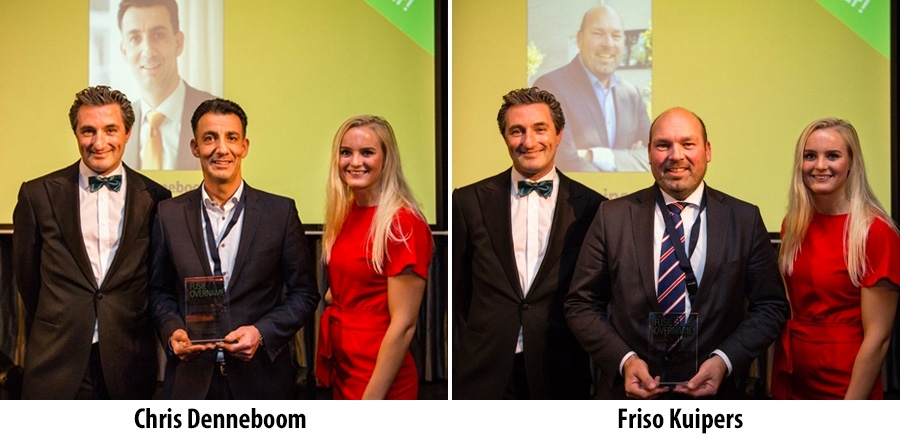 Chris Denneboom en Friso Kuipers winnen M&A Award