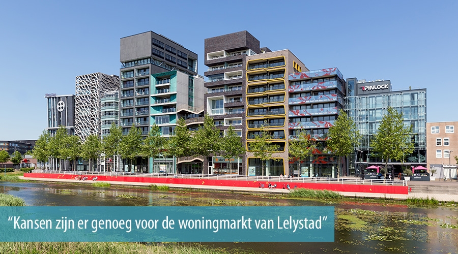 Kansen zijn er genoeg voor de woningmarkt van Lelystad