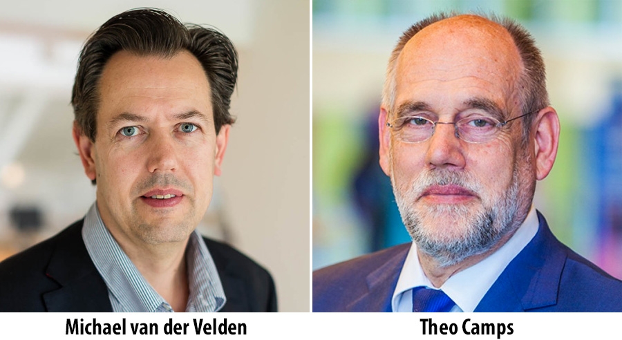 Micheal van der Velde en Theo Camps