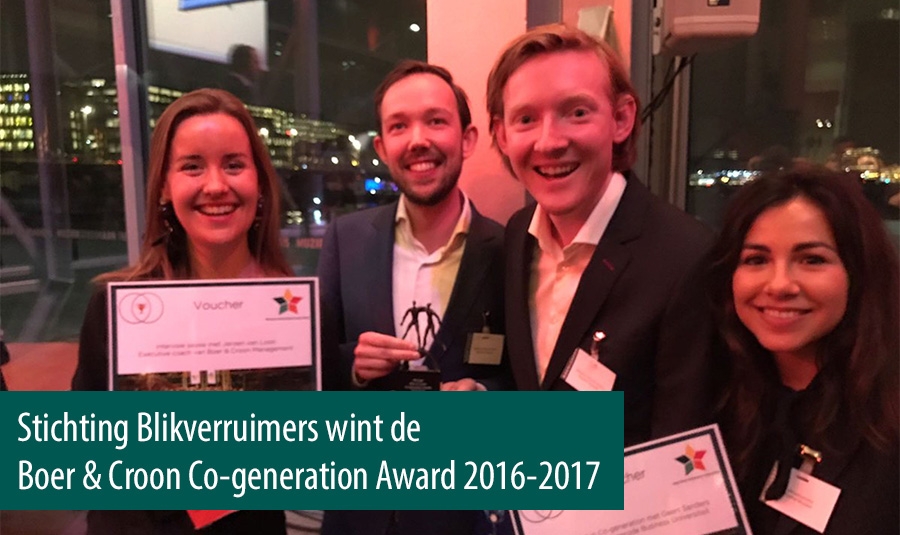 Stichting Blikverruimers wint Co-generation Award