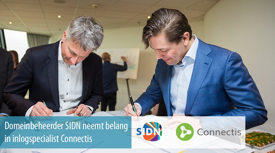 Domeinbeheerder SIDN neemt belang in inlogspecialist Connectis