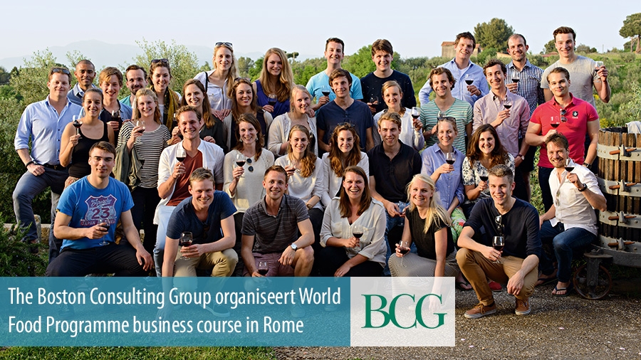 The Boston Consulting Group organiseert World Food Programme business course in Rome