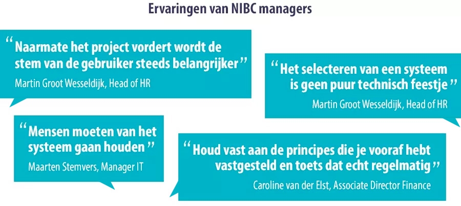 Ervaringen van NIBC managers
