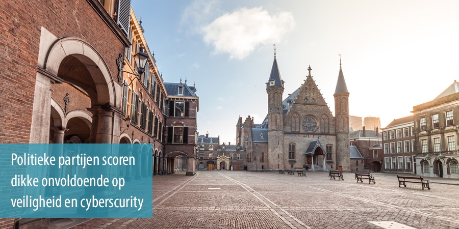 Politieke partijen scoren onvoldoende op veiligheid en cybersecurity
