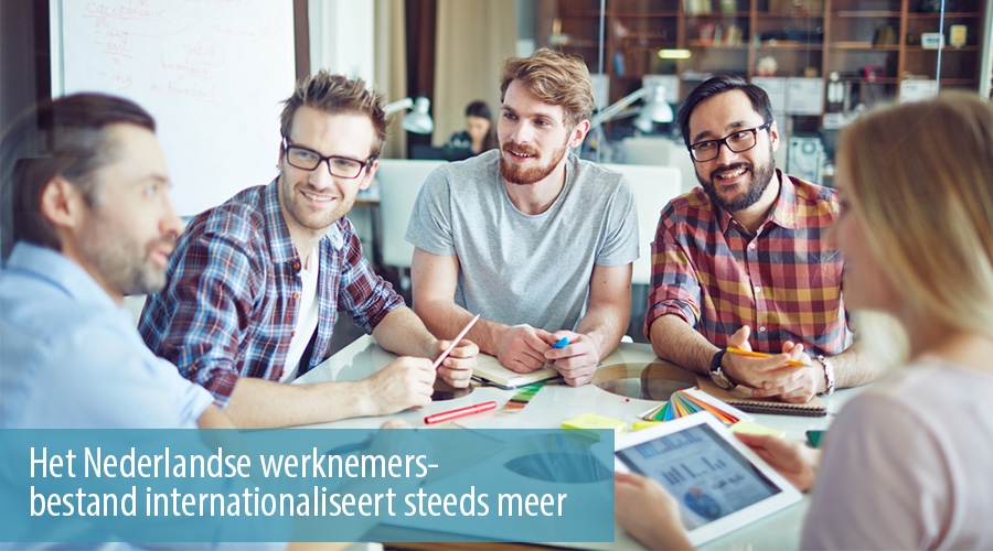 Het Nederlandse werknemersbestand internationaliseert steeds meer