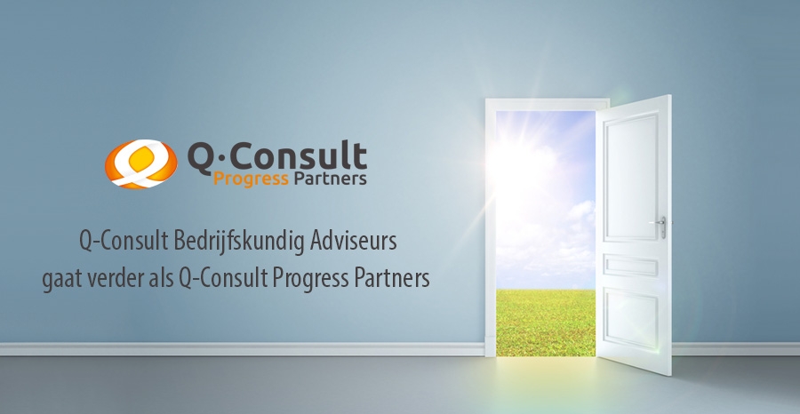 Q-Consult Bedrijfskundig Adviseurs gaat verder als Q-Consult Progress Partners