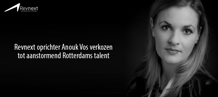 Revnext oprichter Anouk Vos verkozen tot aanstormend Rotterdams talent