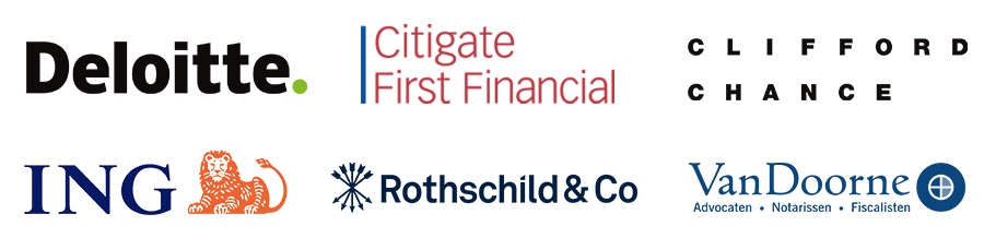 Deloitte, Citigate First Financial, Clifford Chance, ING Bank, Rothschild en Van Doorne