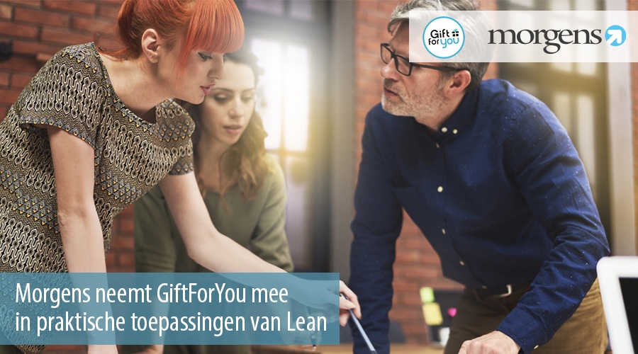 Morgens neemt GiftForYou mee in praktische toepassingen van Lean