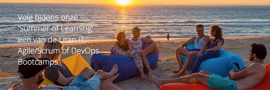 Volg tijdens de summer of learning een van de Lean IT, Agile Scrum of DevOps Bootcamps