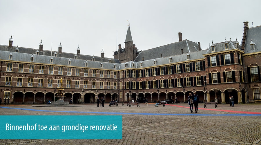 Binnenhof toe aan grondige renovatie