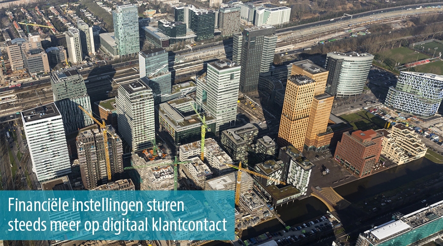 Financiële instellingen sturen steeds meer op digitaal klantcontact