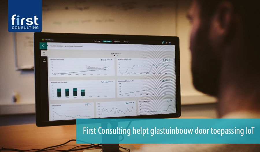 First Consulting helpt glastuinbouw door toepassing IoT