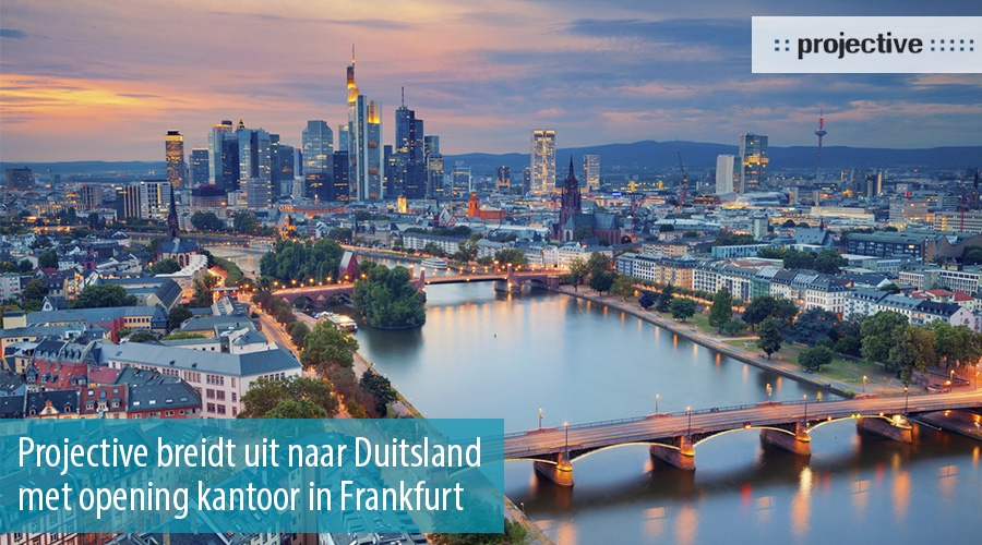 Projective breidt uit naar Duitsland met opening kantoor in Frankfurt Projective breidt uit naar Duitsland met opening kantoor in Frankfurt