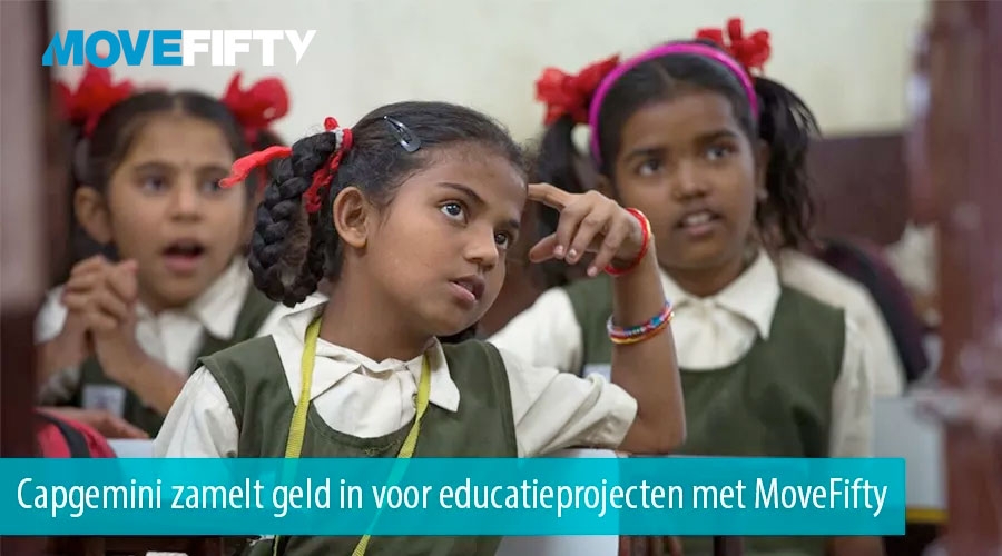 Capgemini zamelt geld in voor educatieprojecten met MoveFifty