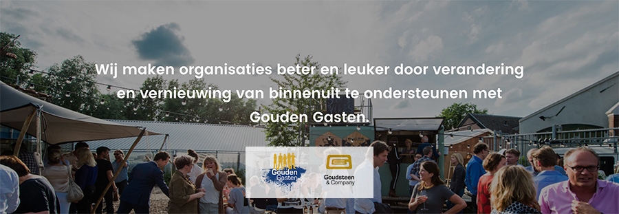 We maken organisaties beter en leuker door verandering en vernieuwing van binnenuit te ondersteunen met Gouden Gasten