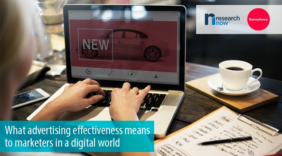 What advertising effectiveness means to marketers in a digital world