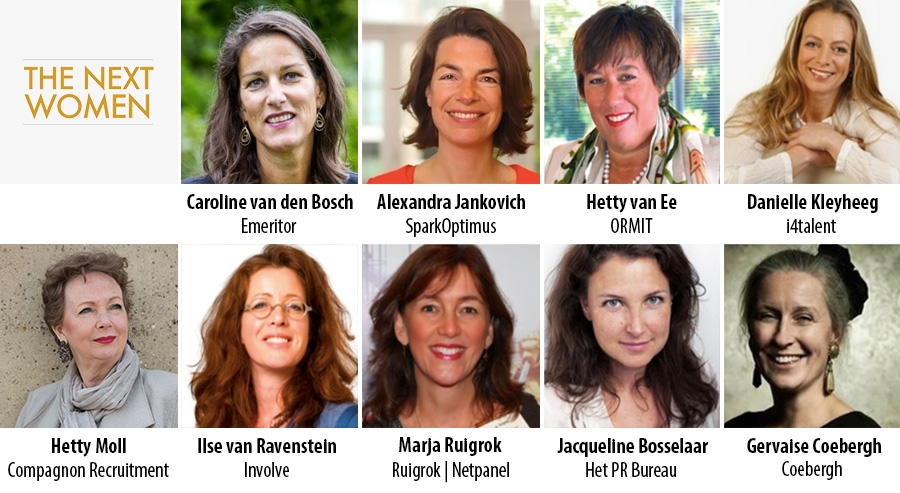 9 topvrouwen opnieuw in TheNextWomen 100
