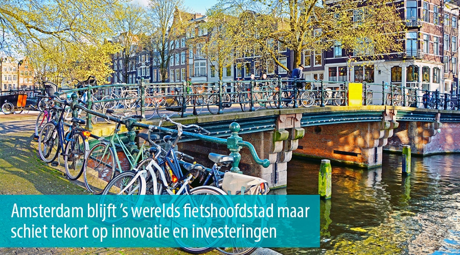 Amsterdam blijft &rsquo;s werelds fietshoofdstad maar schiet tekort op innovatie en investeringen