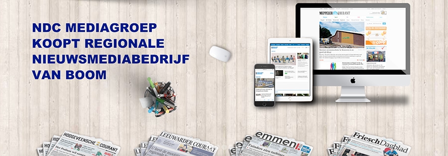 NDC Mediagroep koopt regionale nieuwsmediabedrijf van Boom