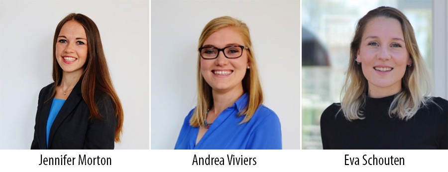 Jennifer Morton, Andrea Viviers en Eva Schouten